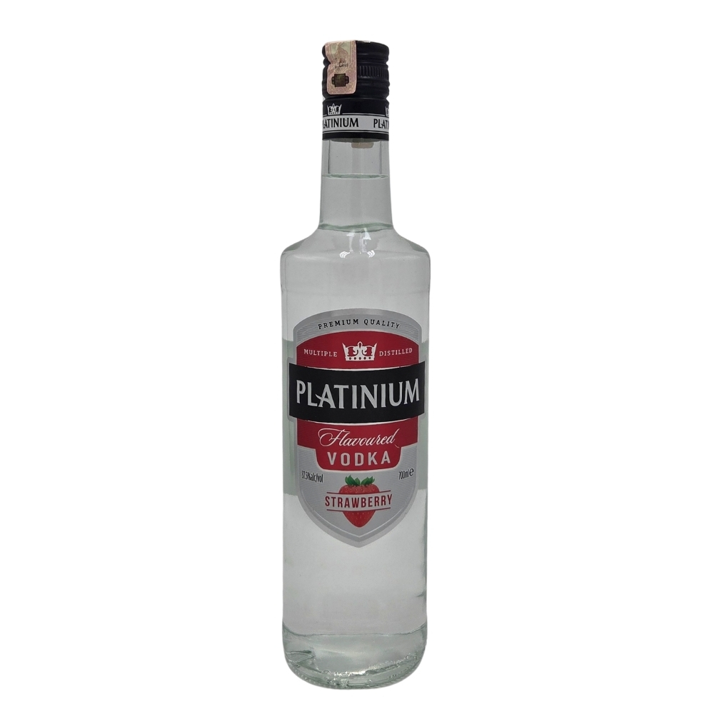 [716675] Vodka Platinium Fraise - 70cl