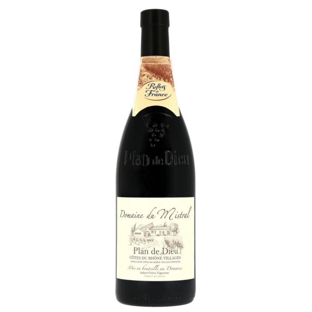 [570790] Vin Rouge Village Dieu Domaine Mistral AOC - 75cl