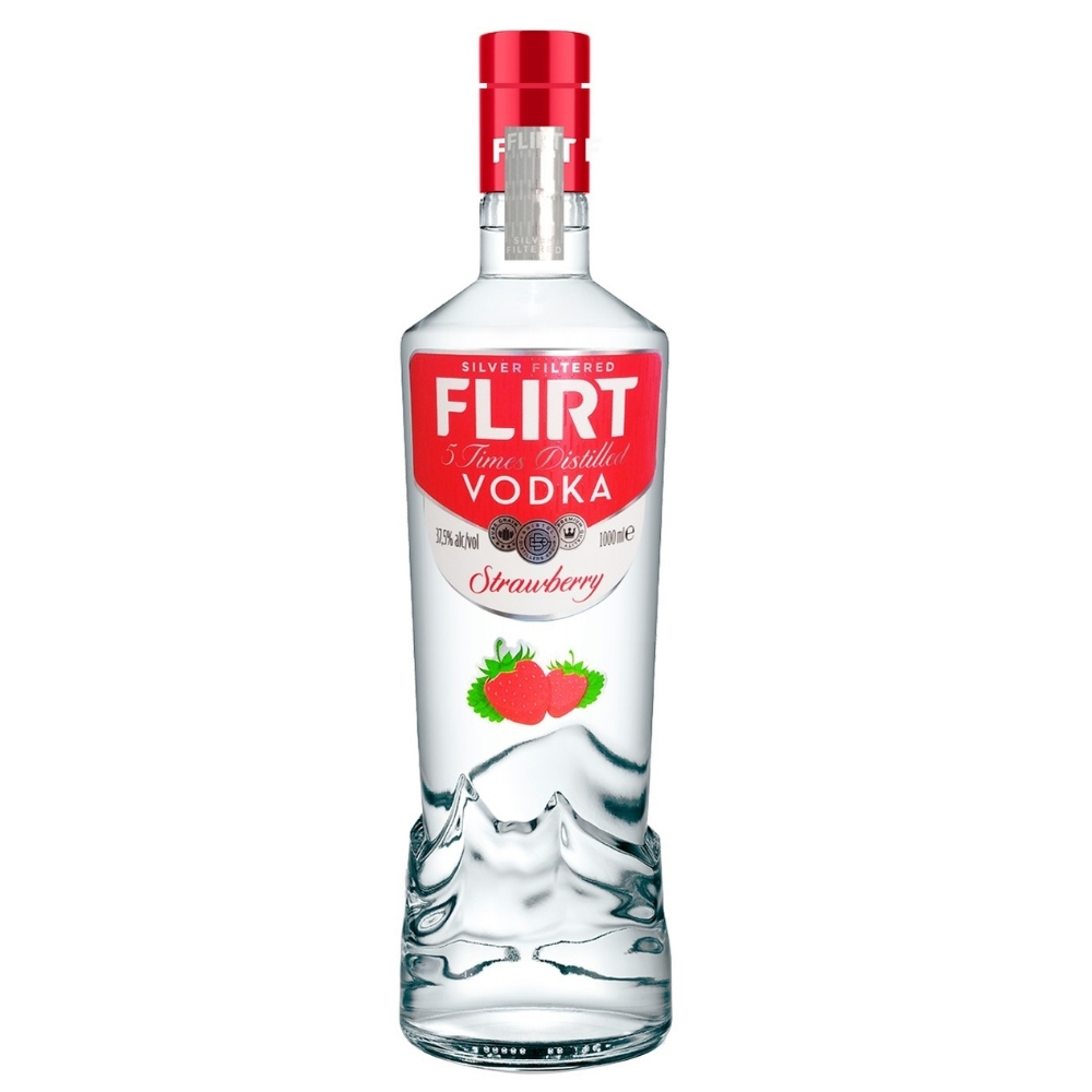 [647118] Vodka Flirt Fraise - 1L