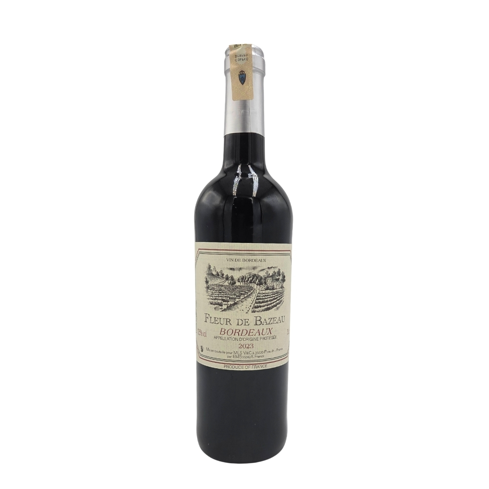 Vin Rouge Fleur de Bazeau - 75cl