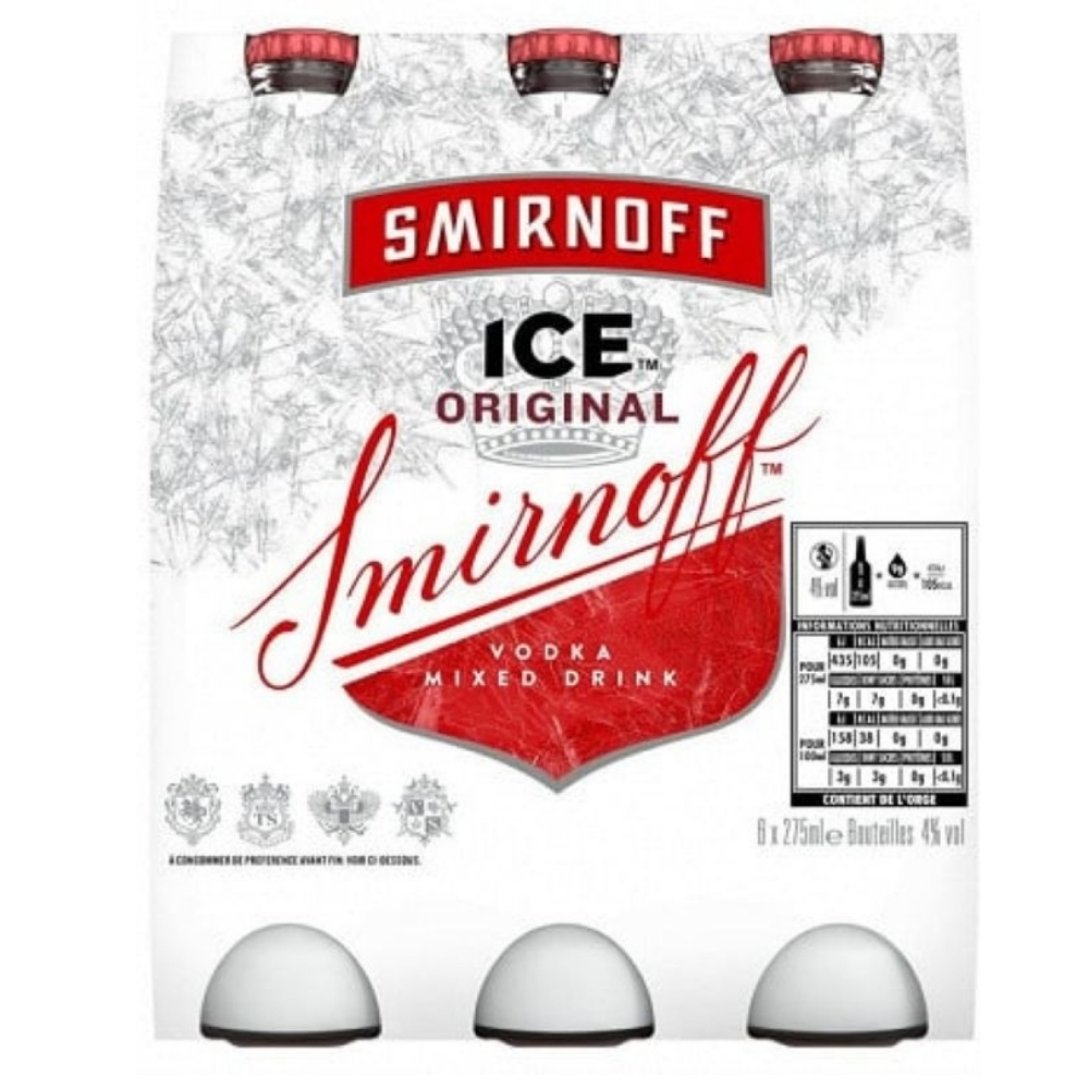 [22204] Pack 6x Smirnoff Ice Red - 27.5cl
