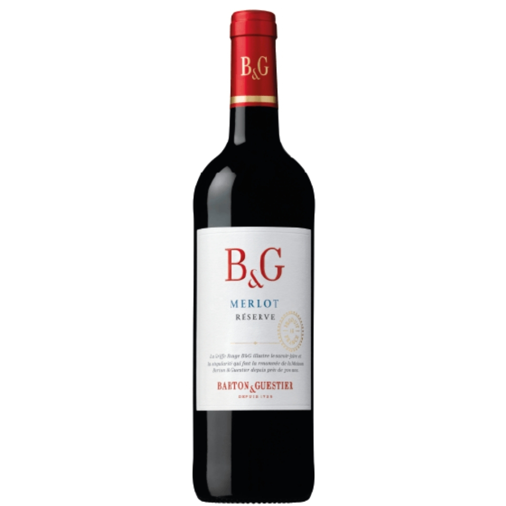 Vin Rouge Merlot Réserve Barton & Guestier VDF - 75cl
